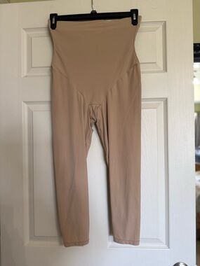 Flexees High-Waist Shaping Leggings - Beige